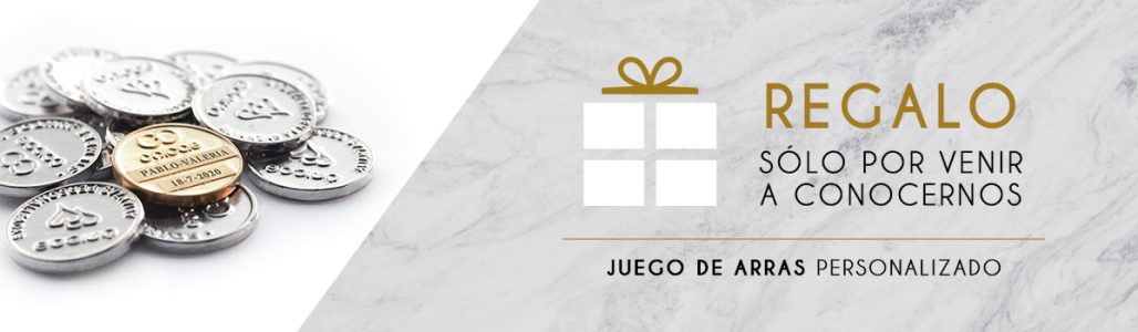 Joyería Unicas alianzas personalizadas regalo arras personalizadas